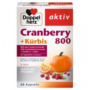 DOPPELHERZ Cranberry+Kürbis Kapseln