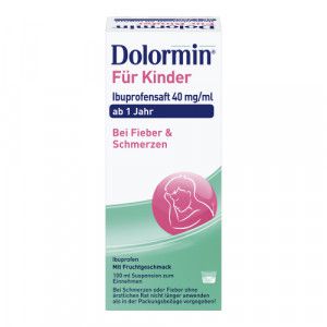 DOLORMIN für Kinder Ibuprofensaft 40 mg/ml Susp.