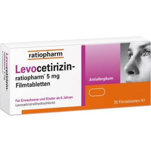 LEVOCETIRIZIN-ratiopharm 5 mg Filmtabletten